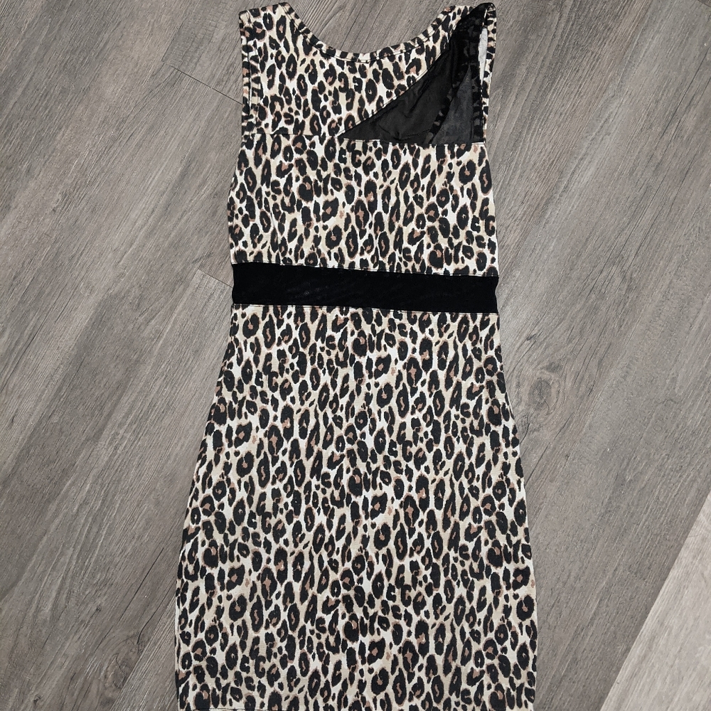 Charlotte Russe Cheetah Bodycon Dress